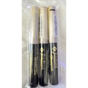 Jordana Eye Fixation Long-Wearing Shadow EF-03 Insatiable Silver Lot of 3 NWT